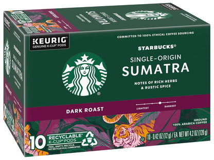 Starbucks K-Cup Coffee Pods, Dark Roast Hot or Iced Coffee, French Roast, 96 Keurig Pods