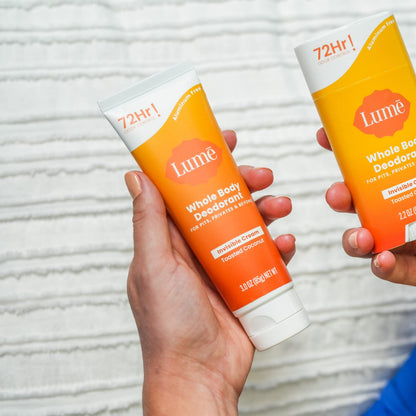 Lume Whole Body Deodorant - Cream Tube - 3 oz (Clean Tangerine)