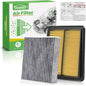 Engine+Cabin Air Filter Fit for 2014-2020 Rogue, 2017-2022 Rogue Sport