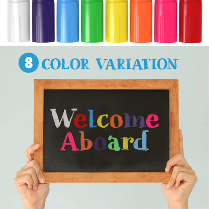 CHALKY CROWN Liquid Chalk Markers - Bold Chalkboard Markers - 8 Pack, 6mm