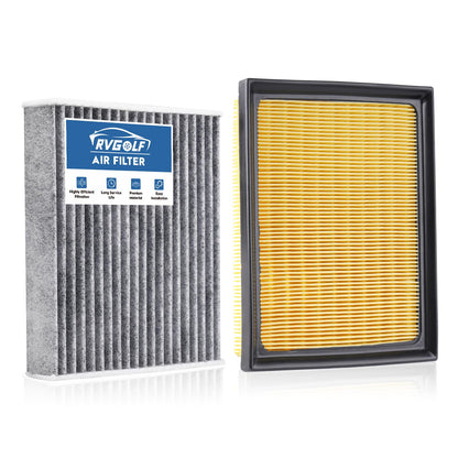 Engine+Cabin Air Filter Fit for 2014-2020 Rogue, 2017-2022 Rogue Sport