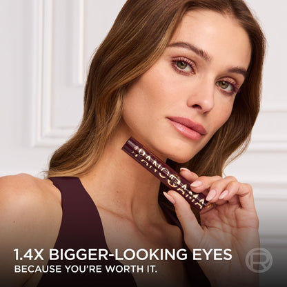 L'Oreal Paris Voluminous Panorama Chromatic Mascara, Volumizing and Lengthening Brown Mascara, Longwear, Smudge-Resistant and Washable, 705 Brown Leather