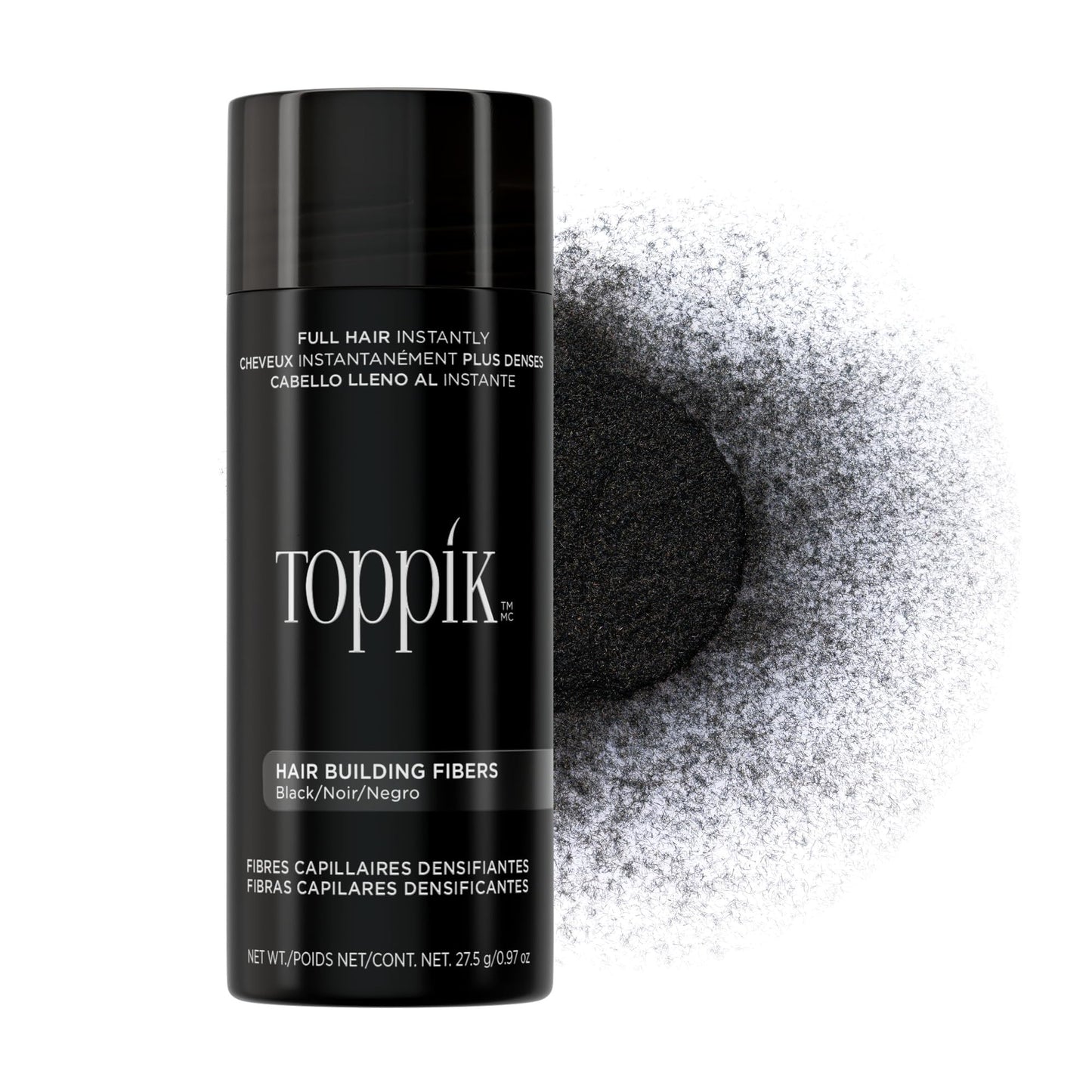 Toppik Hair Building Fibers, Fill In Fine or Thinning Hair Instantly Thicker, Fuller Looking Hair 9 Shades,4 size options