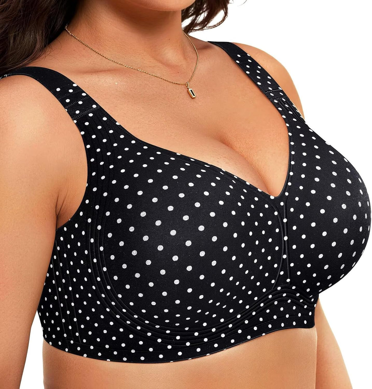 Vertvie Jelly Bras for Women No Underwire Minimizer Support