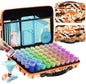 ARTDOT 60 Slots Storage Container for Diamond Art Kits for Adults, Portable Bead Storage Boxes for Diamond Painting Accessories and Tools