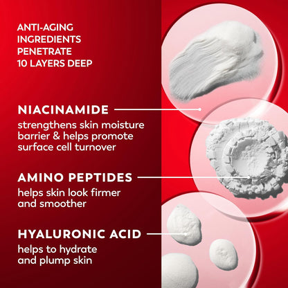Olay Face Moisturizer, Regenerist Micro-Sculpting Facial Cream for Women - Anti-Aging, Anti-Wrinkle, Firming Skin Care - Triple Collagen Cream, Peptide Moisturizer, Hyaluronic Acid, Niacinamide, 1.7oz