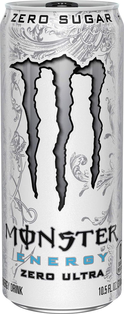 Monster Energy Zero Ultra, Sugar Free Energy Drink, 16 Ounce