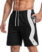 Breathable Mesh Mens Athletic Shorts Loose-Fit Quick Dry Running Gym Shorts