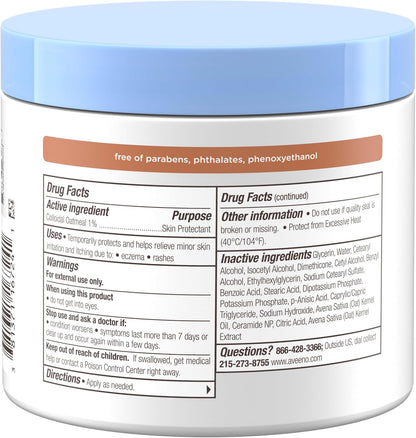 Aveeno Baby Eczema Therapy Nighttime Body Balm, Hypoallergenic, 11 oz