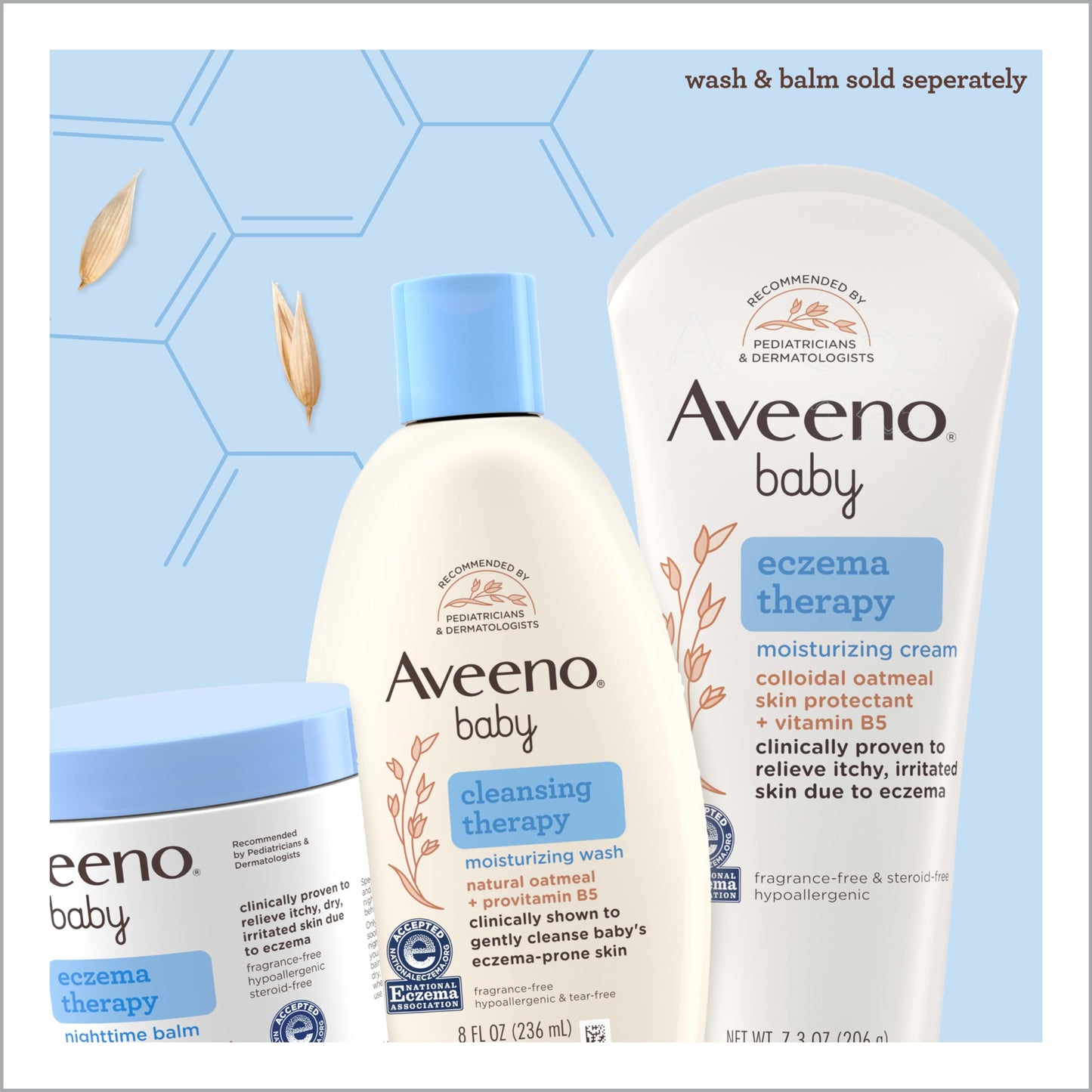Aveeno Baby Welcome Little One Gift Set, Baby Essentials Set, 5 Items
