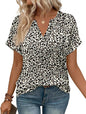 WIHOLL Womens Blouses Spring Tops Short Sleeve Shirts Dressy Casual Summer Vacation Fashion Clothing 2026