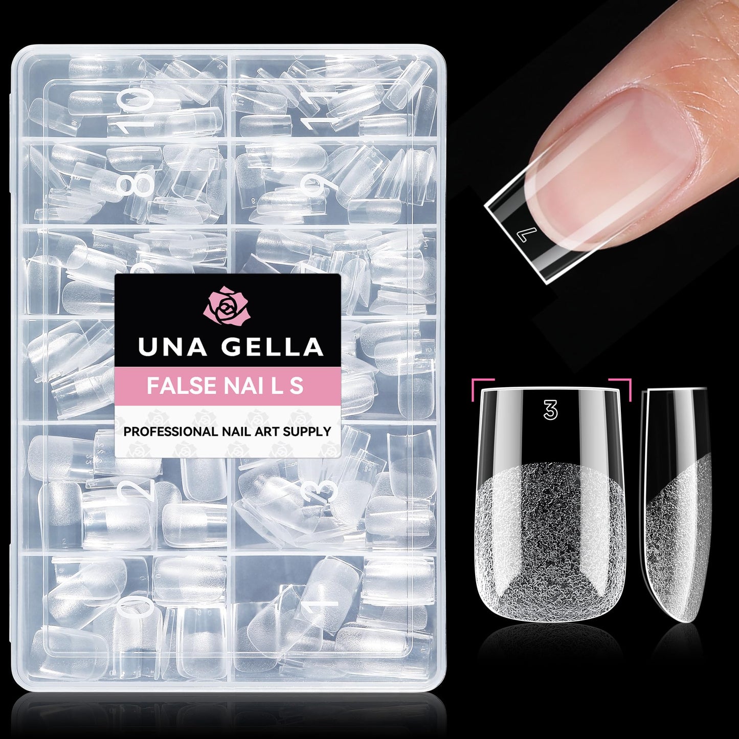 UNA GELLA 15g Nail Glue for Press On Nails with 20ml Nail Glue Remover Kit