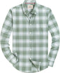 Alimens & Gentle Mens Solid Oxford Shirt Long Sleeve Dress Shirt Work Casual Button Down Shirts with Pocket