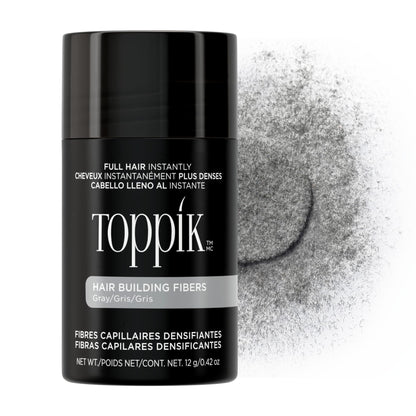 Toppik Hair Building Fibers, Fill In Fine or Thinning Hair Instantly Thicker, Fuller Looking Hair 9 Shades,4 size options