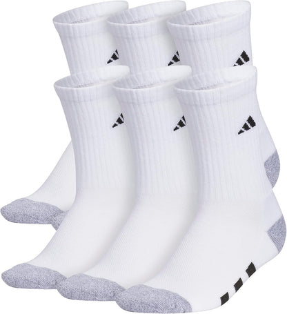 adidas Kids Athletic Cushioned 6-Pack Crew (Little Kid/Big Kid/Adult)