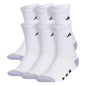 adidas Kids Athletic Cushioned 6-Pack Crew (Little Kid/Big Kid/Adult)