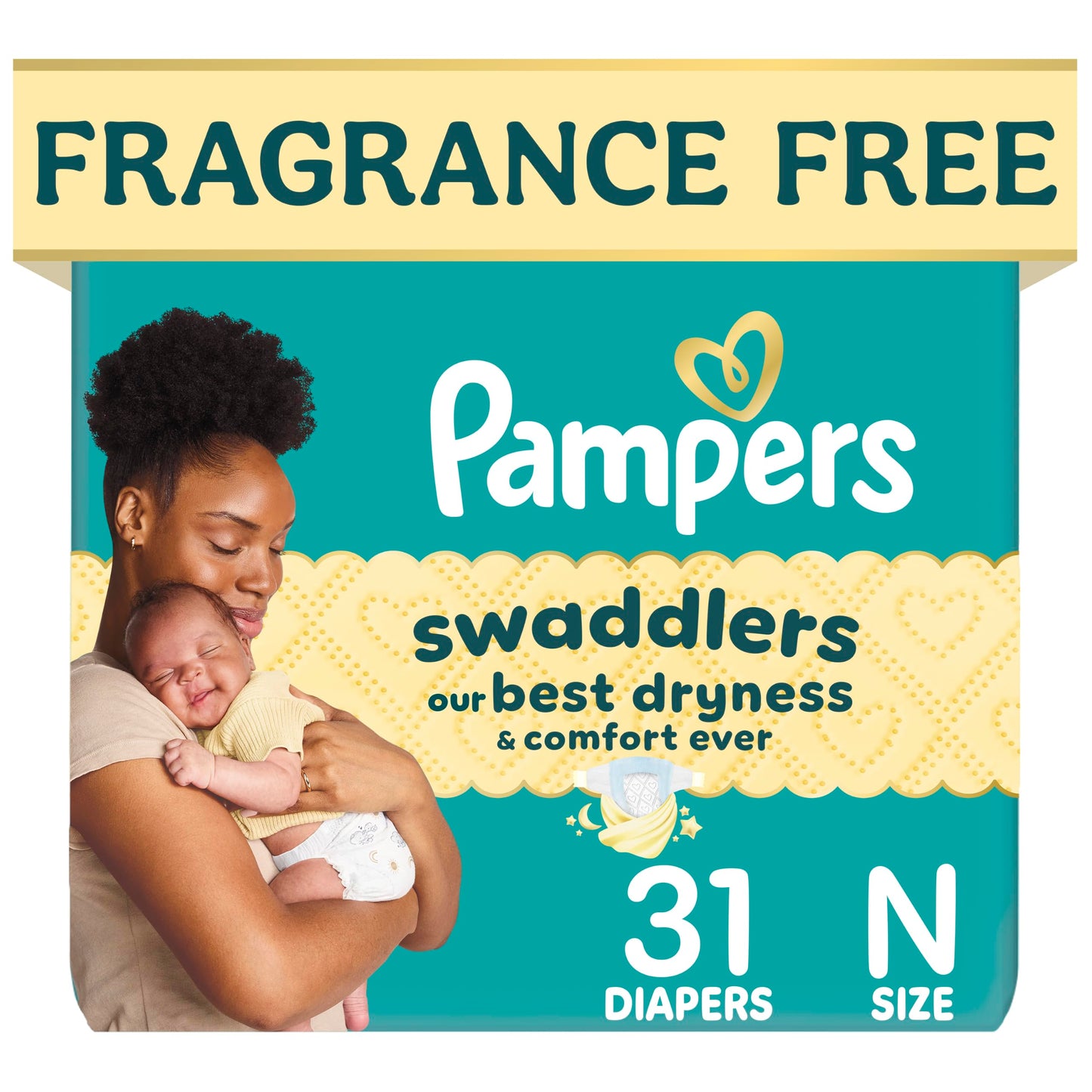 Pampers Swaddlers Baby Diapers, Size 5, 132 Count