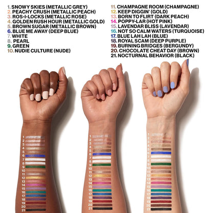 wet n wild Color Icon Cream Eyeliner Eyeshadow Multi-Stick, Moisturizing, Nourishing Velvety Cream-to-Powder Buildable & Blendable Formula, Cruelty-Free & Vegan - Brown Sugar