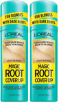 L'Oreal Paris Magic Root Cover Up Gray Hair Spray, 100% Gray Hair Coverage with Buildable, Lightweight, Transfer-Resistant, and Temporary Formula, Ammonia-Free, Dark Blonde, 2 oz (1 Count)