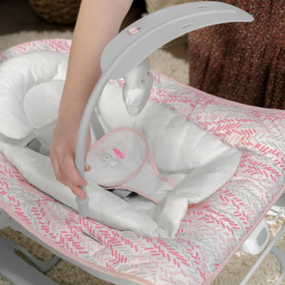 Ingenuity Keep Cozy 3-in-1 Grow with Me Vibrating Baby Bouncer, Seat & Infant to Toddler Rocker, Vibrations & -Toy Bar, 0-30 Months Up to 40 lbs (Weaver)