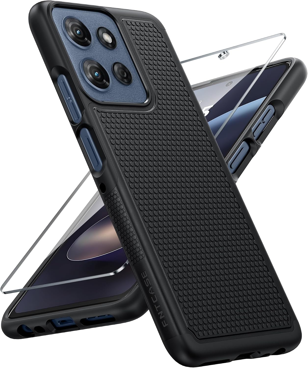 FNTCASE for Google Pixel 10 / Pixel 10 Pro Case: Soft TPU Non Slip Blue