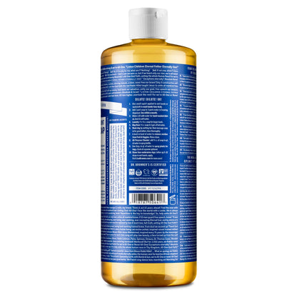 Dr. Bronner's Peppermint Pure-Castile Liquid Soap, Hand Soap, 32 oz