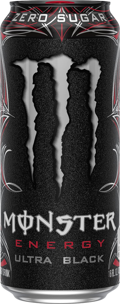 Monster Energy Zero Ultra, Sugar Free Energy Drink, 16 Ounce