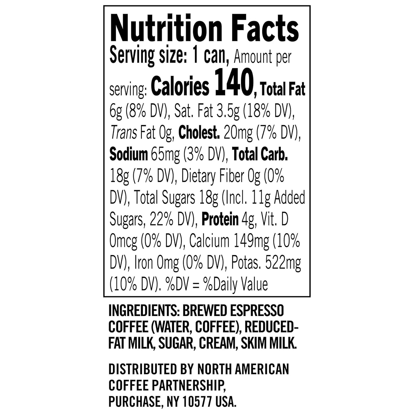 Starbucks Espresso & Cream, 6.5 Fl Oz Cans (Pack of 12)