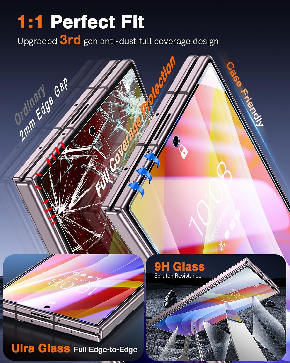 LK 3 Pack for Apple Watch Ultra/Ultra 2 / Ultra 3 Screen Protector 49mm