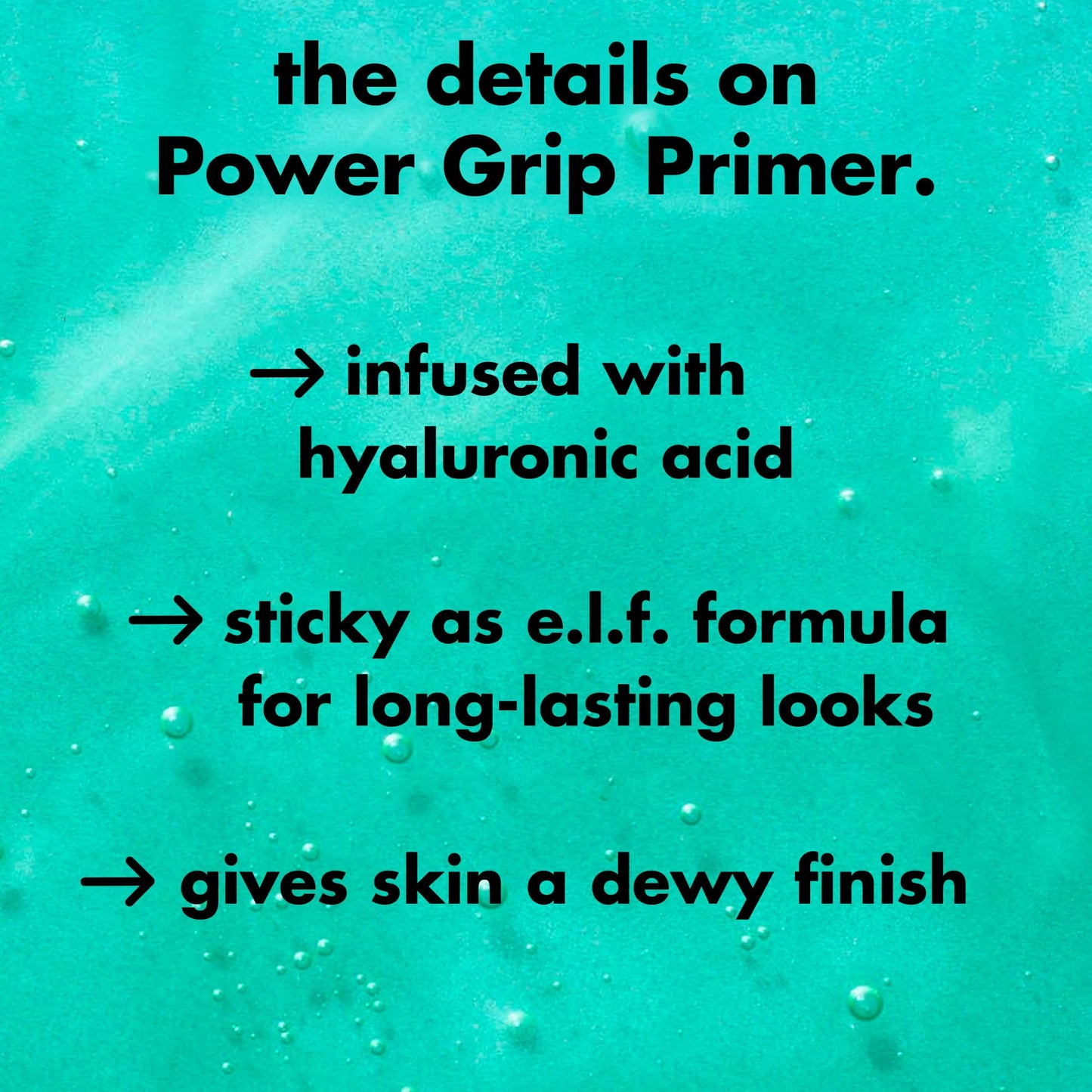 e.l.f. Power Grip Primer Mini, Gel-Based & Hydrating Face Primer for Smoothing Skin & Gripping Makeup, Moisturizing & Priming, Vegan & Cruelty-Free, Travel Size
