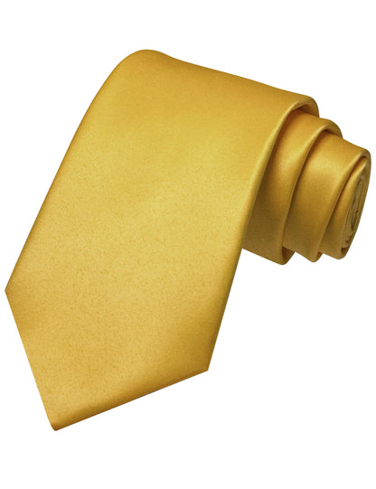 JEMYGINS Solid Color Tie Mens Necktie for Business and Wedding
