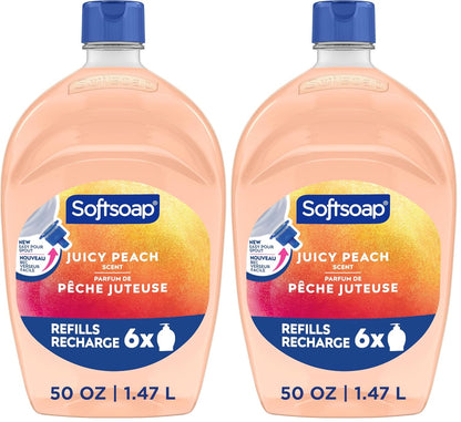 Softsoap Antibacterial Liquid Hand Soap, White Tea & Berry Scent, 50 fl oz