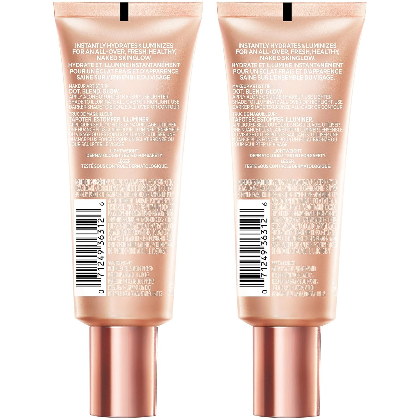 L'Oreal Paris Makeup True Match Lumi Glotion, Natural Glow Enhancer, Illuminator Highlighter, Bronzing Drops For a Sun-Kissed Glow, 903 Medium