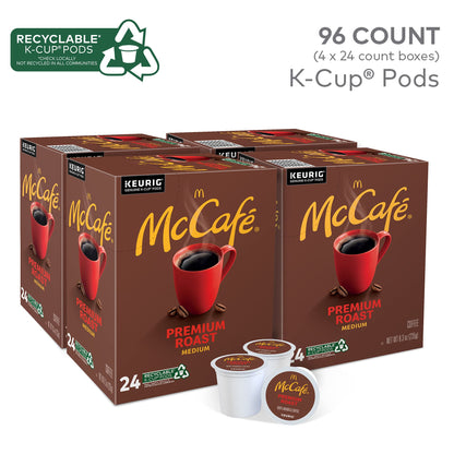 McCafe Premium Roast Coffee, Single Serve Keurig K-Cup Pods, Medium Roast, 84 Count
