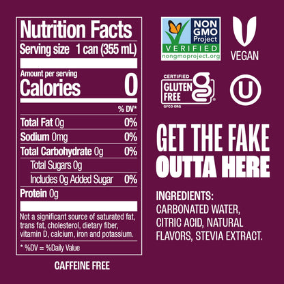 Zevia Zero Sugar Soda, Cola, 12 oz Cans (24-Pack) – Naturally Sweetened, Zero Calorie Sugar Free Soda - Non-GMO Project Verified, Gluten-Free, Vegan