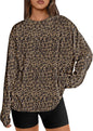 Trendy Queen Womens Oversized Long Sleeve Shirts Fall Tops 2026 Basic Tees