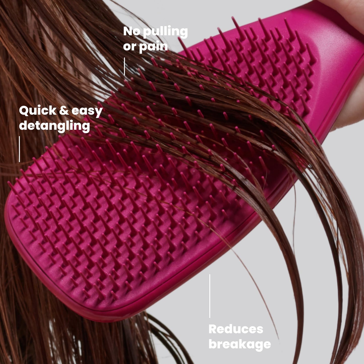 Tangle Teezer Ultimate Detangler Brush, Straight to Wavy, Liquorice Black
