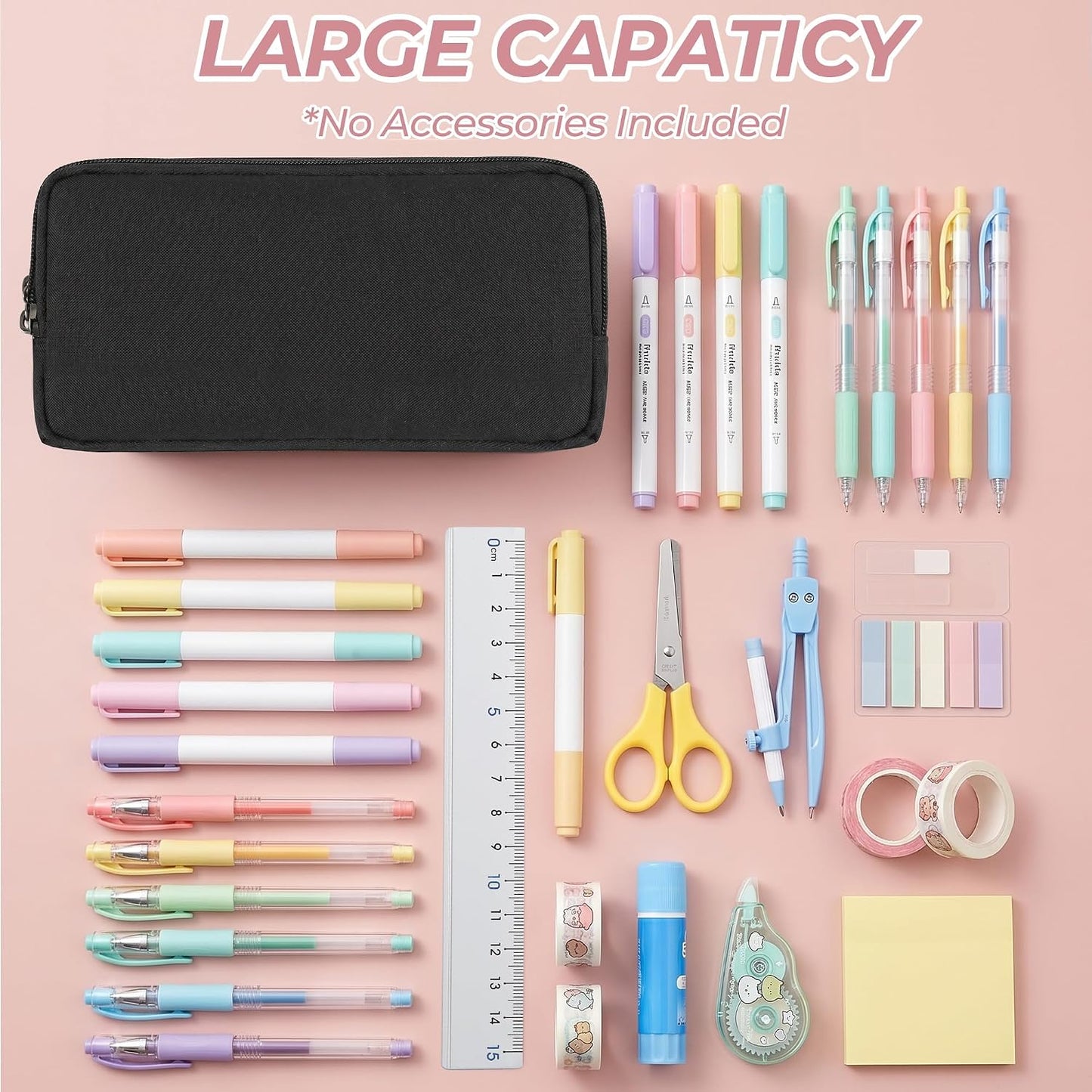 Della Gao Pencil Case Small Pencil Pouch Aesthetic Pencil Box