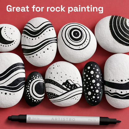 ARTISTRO Dual-Tip Acrylic Paint Marker Pens - Set of 36