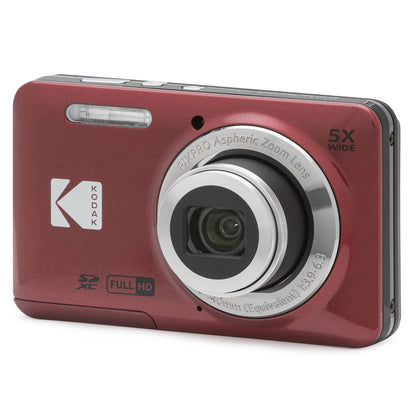 KODAK PIXPRO FZ55 16MP Compact Digital Camera, 5X Optical Zoom, Black
