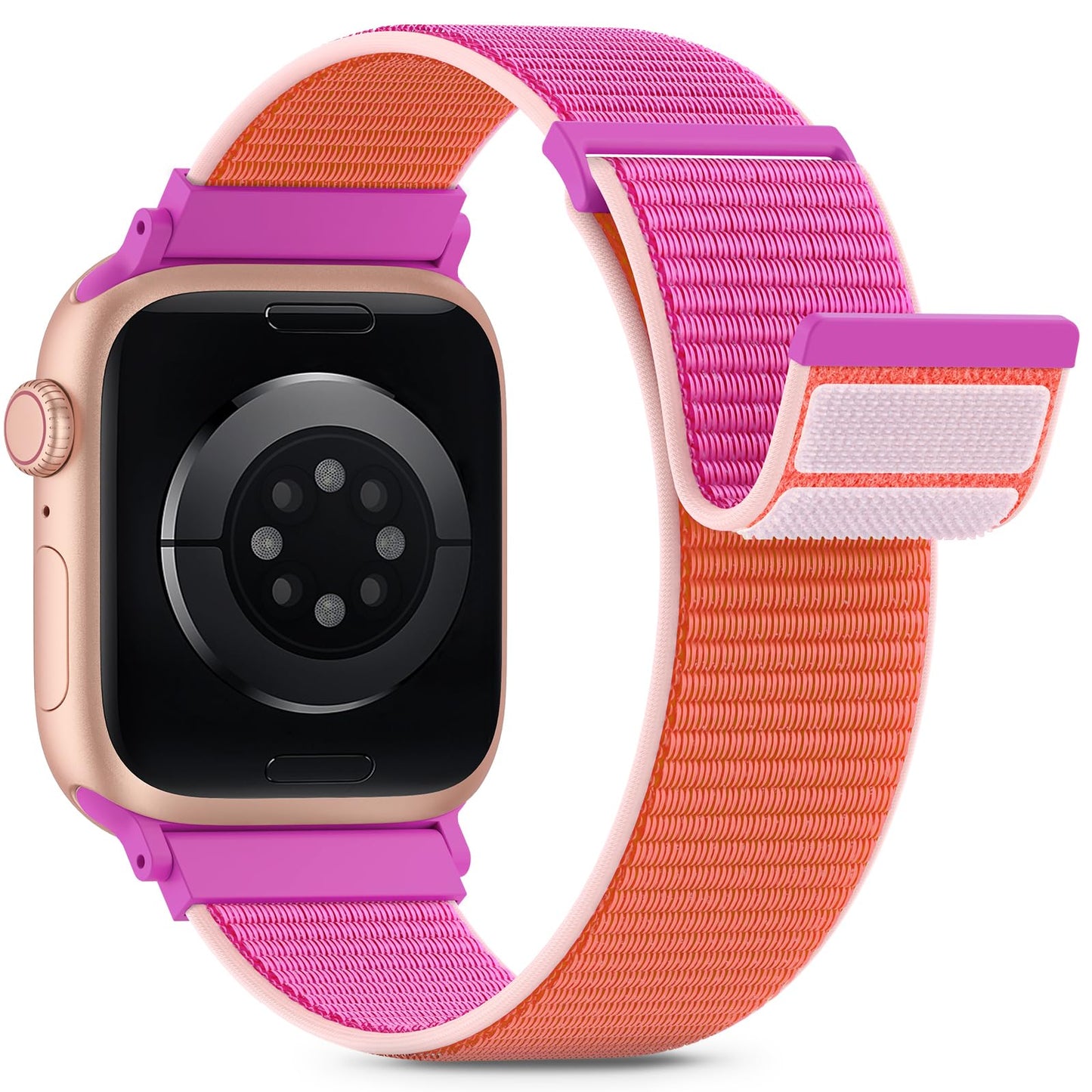 Nylon Loop Sport Band Compatible with Apple Watch Bands 38mm 40mm 41mm 42mm for Women Men, iWatch Wrist Straps for Se, Series 11 10 9 8 7, Breathable, Soft Band Ideal for Outdoor