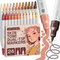 ARTISTRO Dual-Tip Acrylic Paint Marker Pens - Set of 36
