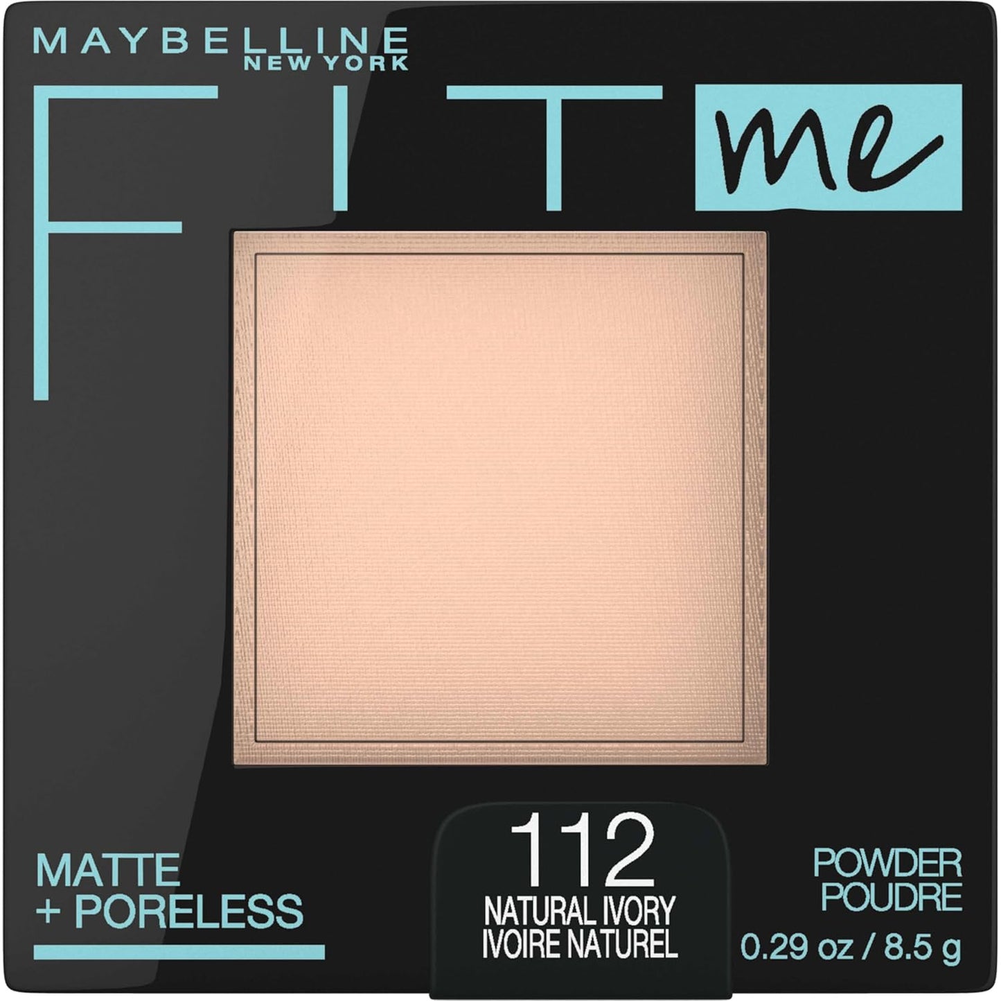 Maybelline Fit Me Matte + Poreless Pressed Face Powder Makeup & Setting Powder, Buff Beige, 1 Count
