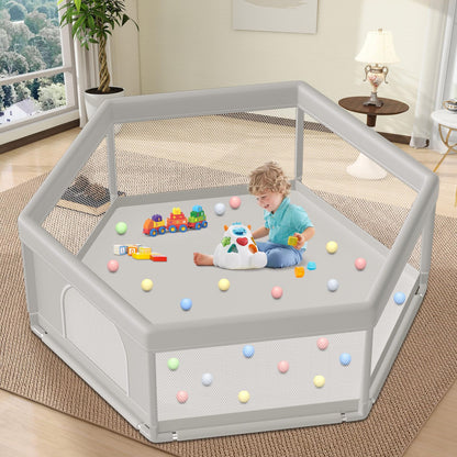 Hiaksedt Baby Playpen 50x50 Inch, Play Pens for Babies and Toddlers