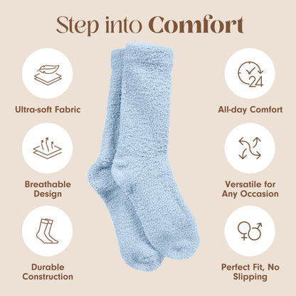Unboxme Gifts Warm & Cozy Ultra-Luxe Cloud Fuzzy Socks, Gifts for Women