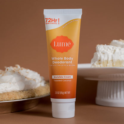 Lume Whole Body Deodorant - Cream Tube - 3 oz (Clean Tangerine)