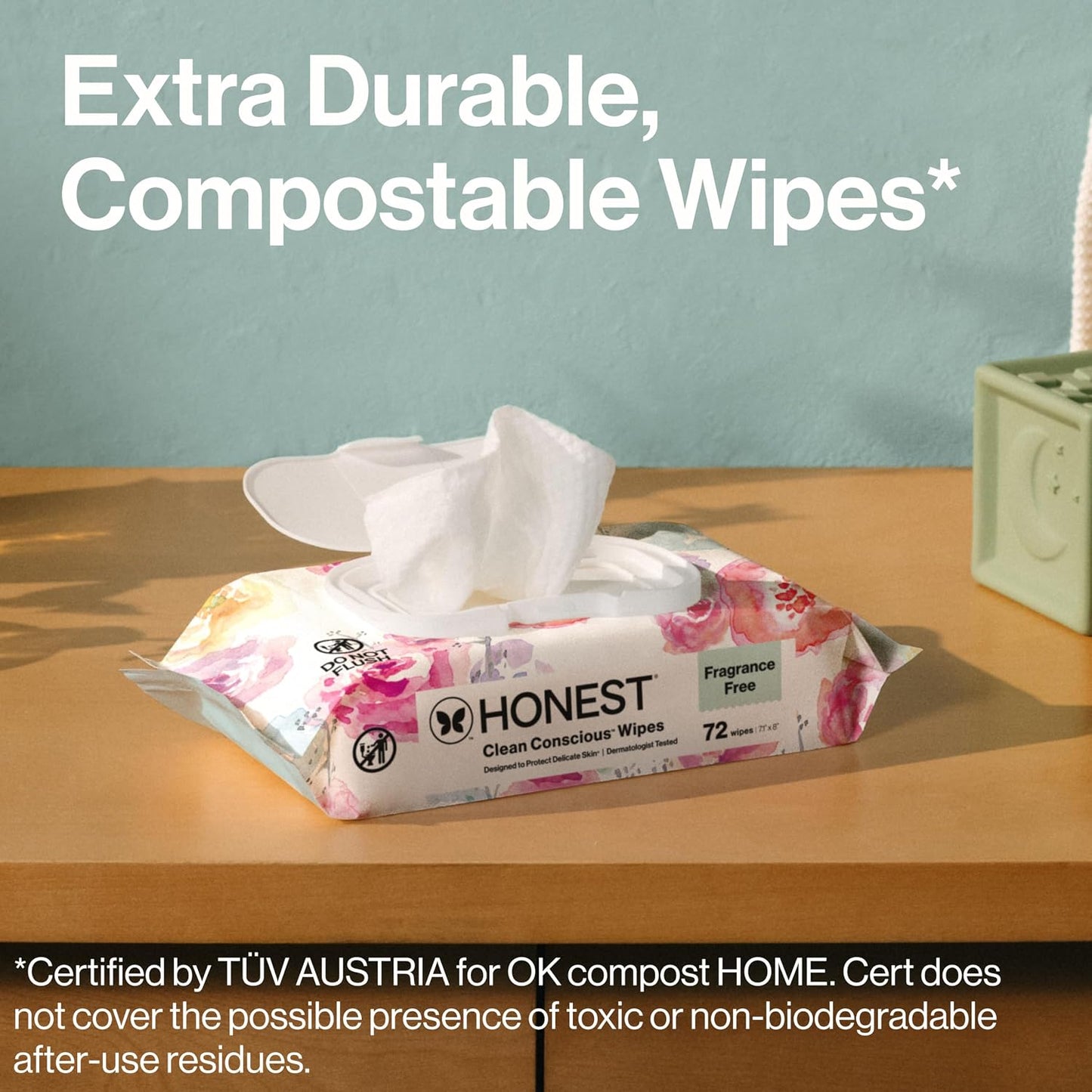 The Honest Company Multi-Use Baby Wipes, Pattern Play, 720 Count
