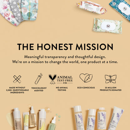 The Honest Company Shampoo & Body Wash, Tear-Free, Fragrance-Free, 10 fl oz