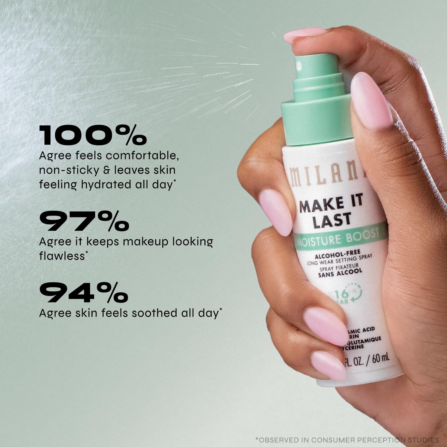 Milani Setting Spray + Primer, Make It Last Original Natural Finish