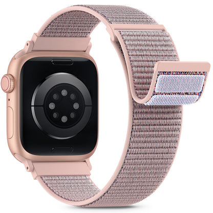 Nylon Loop Sport Band Compatible with Apple Watch Bands 38mm 40mm 41mm 42mm for Women Men, iWatch Wrist Straps for Se, Series 11 10 9 8 7, Breathable, Soft Band Ideal for Outdoor